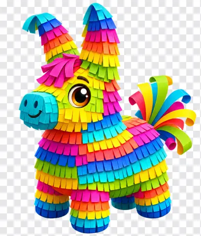 Turquoise Muzzle Pinata Donkey – Casino Slot PNG