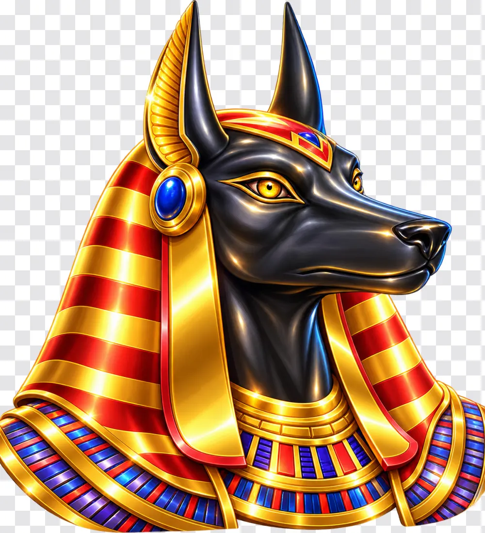 Book of Dead Anubis Egyptian Jackal God PNG