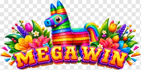 Mega Win Pinata with Tropical Flowers PNG