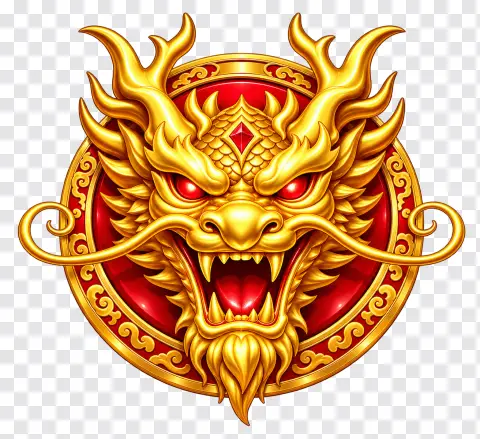 Caishen’s Cash Pots – Golden Dragon Scatter Symbol PNG
